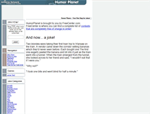 Tablet Screenshot of humorplanet.com